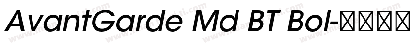 AvantGarde Md BT Bol字体转换